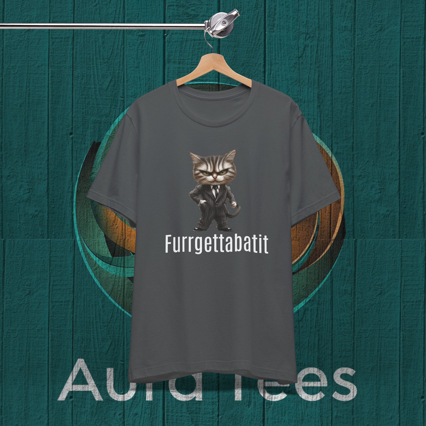 cat mafioso furget about it tee