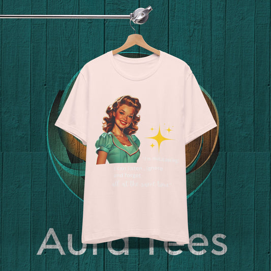 retro sarcasm multitasking tee