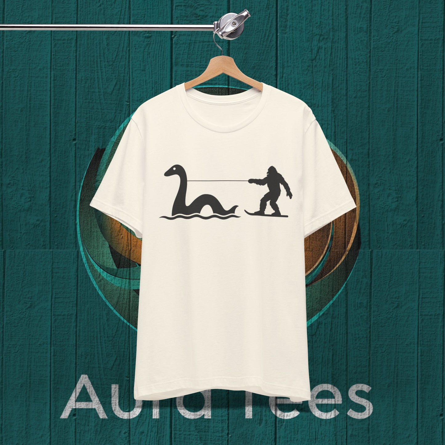 Bigfoot loch ness skii tee