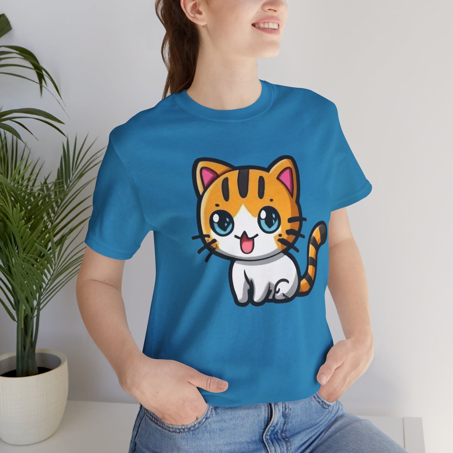 chibi tiger cat