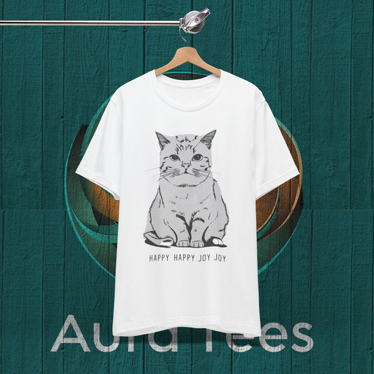 happy cat tee
