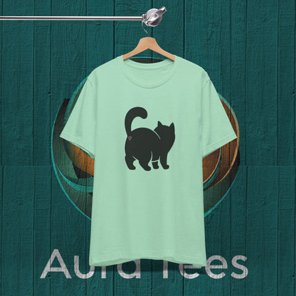 cat butt heart tee