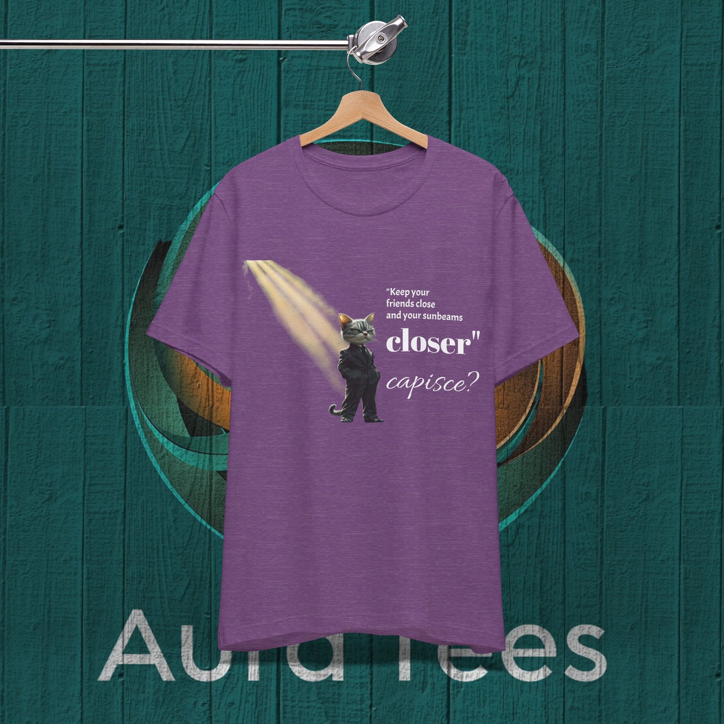 cat mafioso sunbeam tee