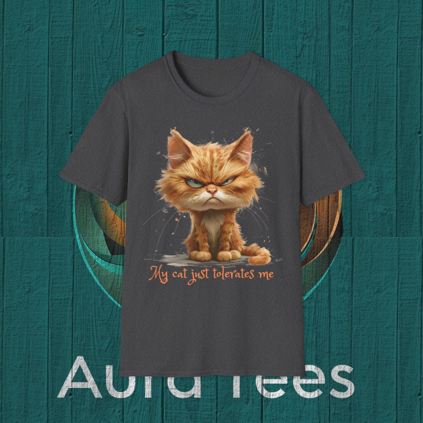 my cat just tolerates me tee