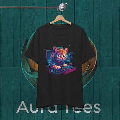 Cat gamer tee