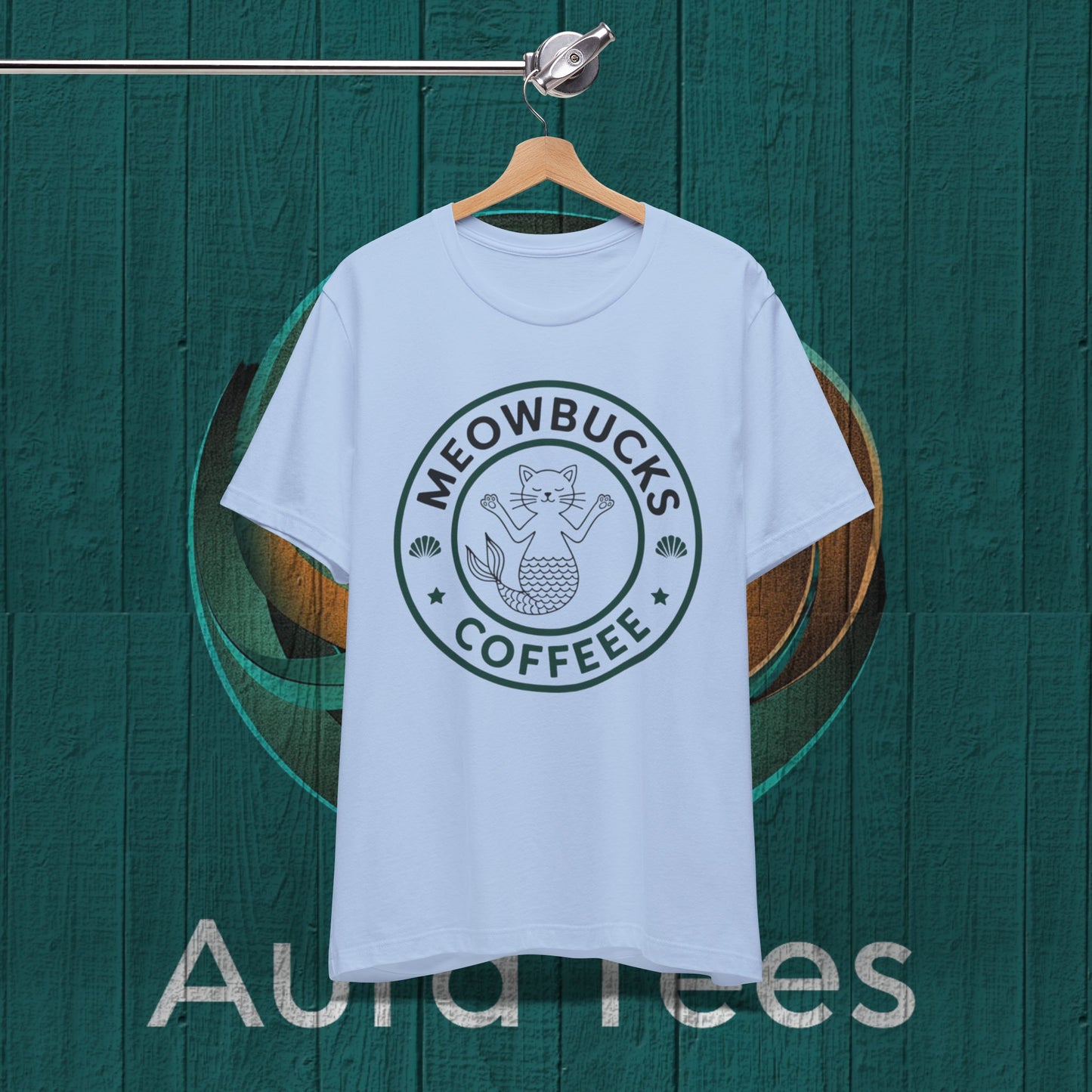meowbucks coffee tee