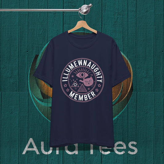 Illumewnaughty cat spoof tee