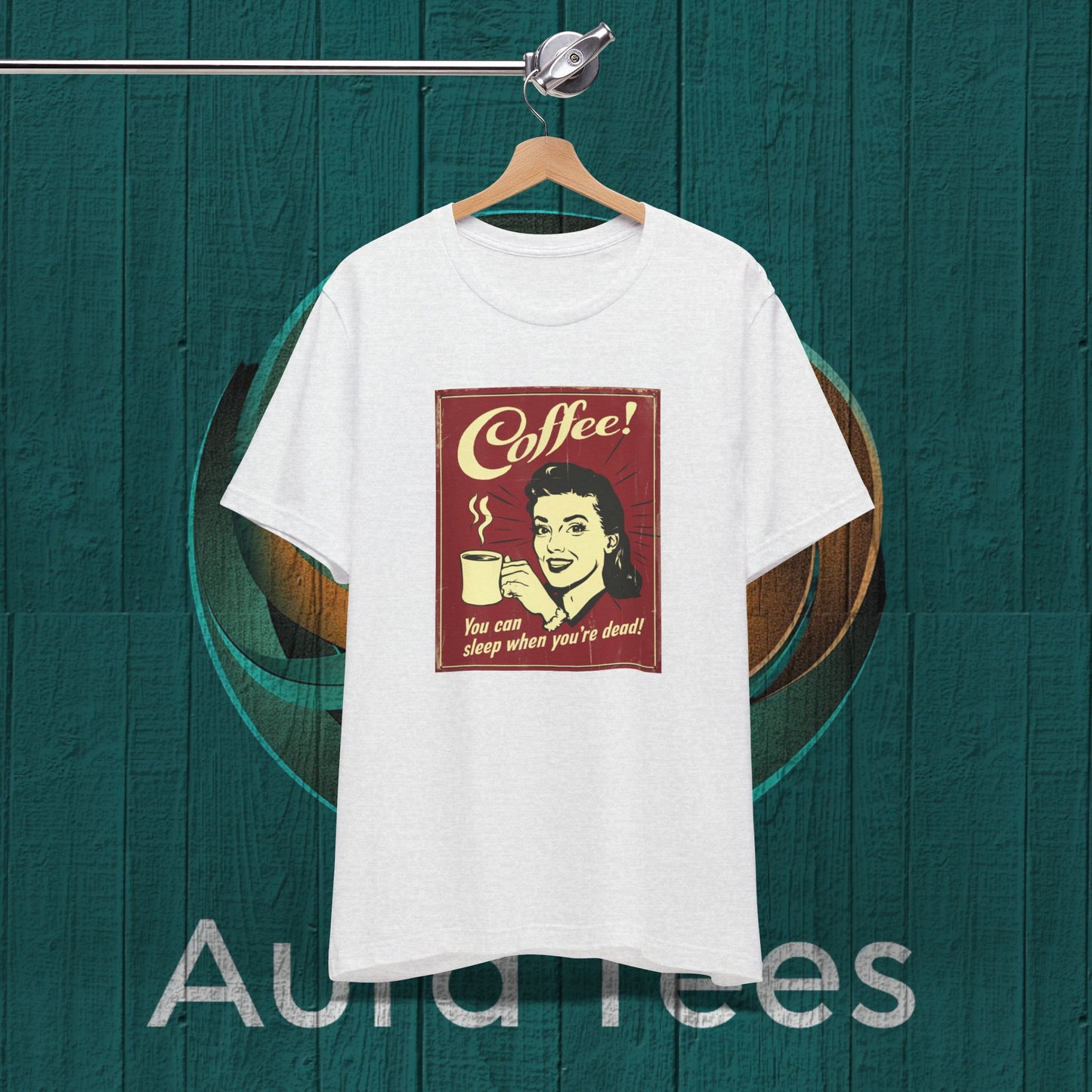Retro humor coffee tee