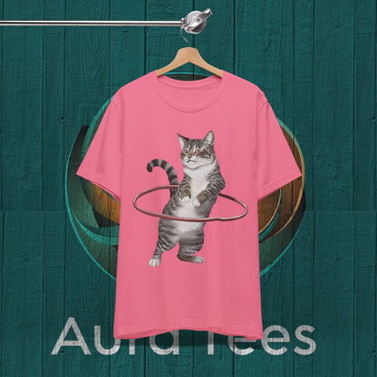 cat hula hoop tee
