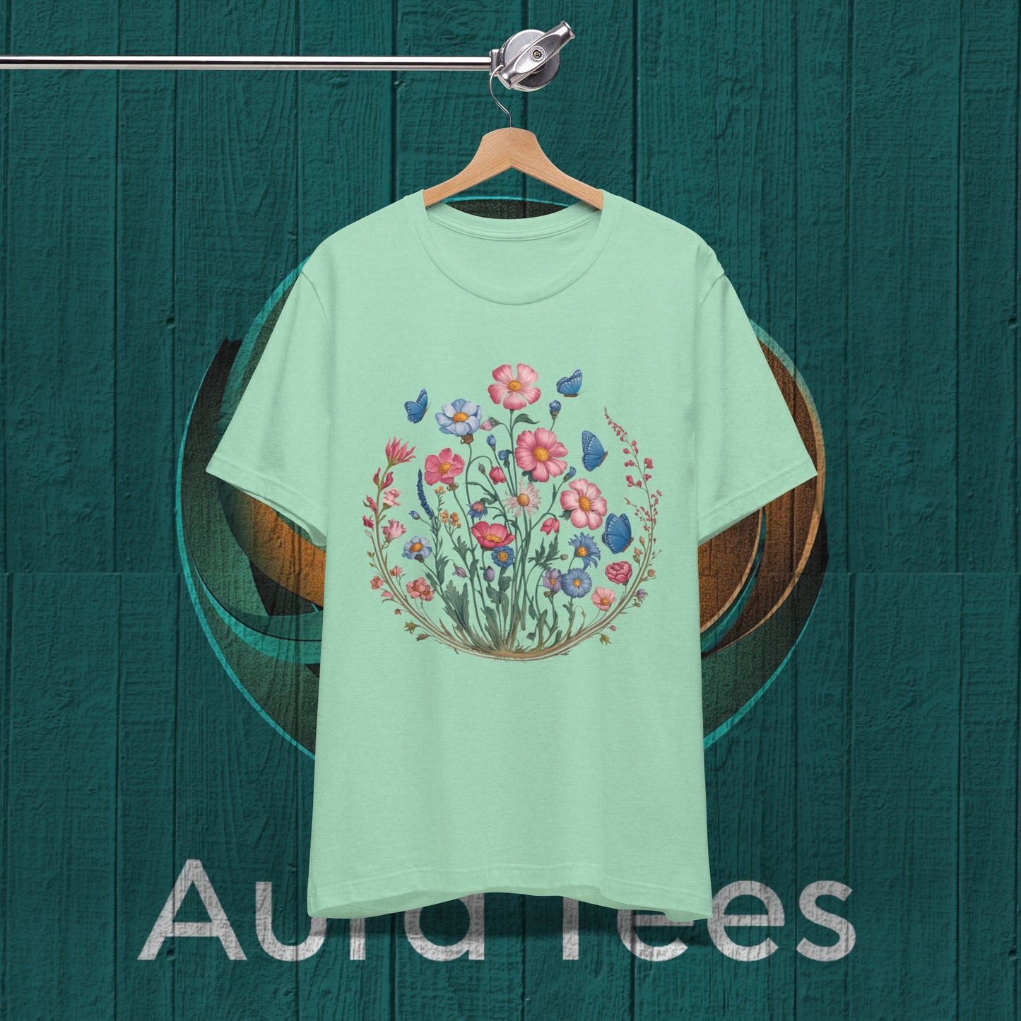 mucha floral tee