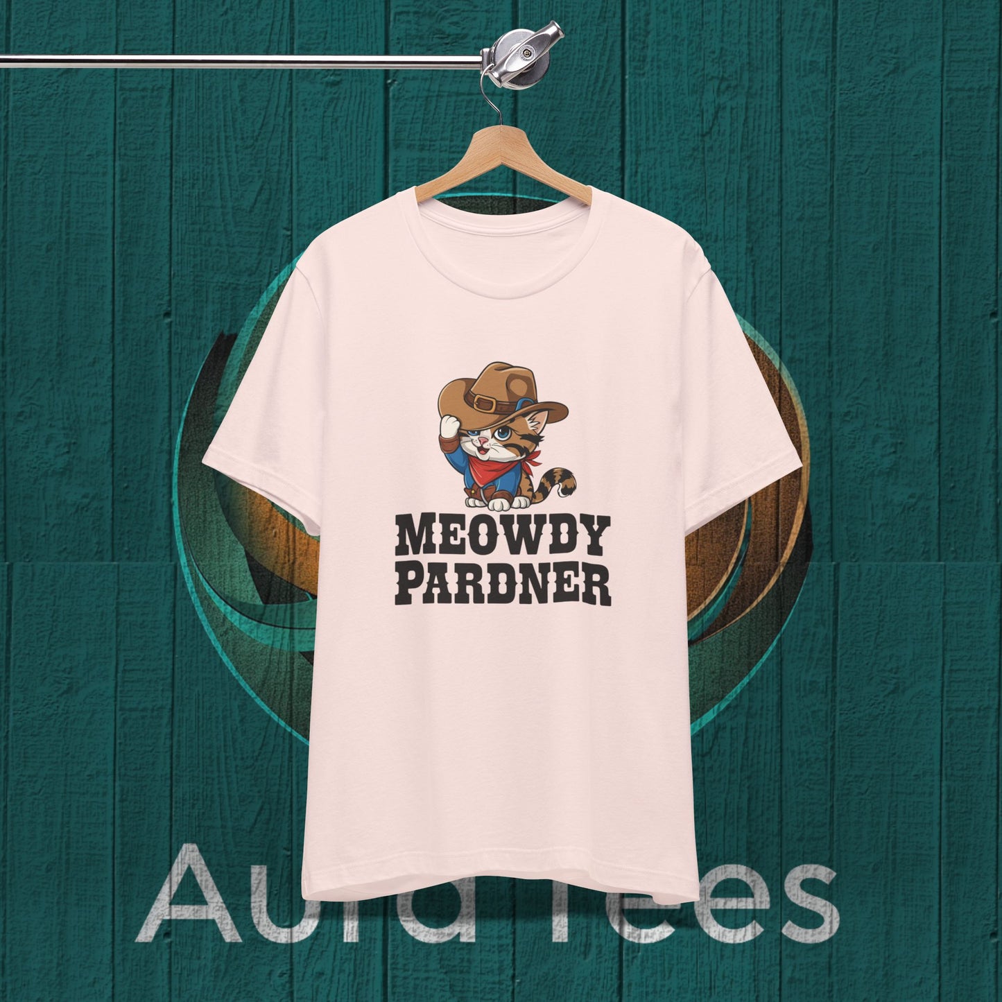 meowedy partner cat tee
