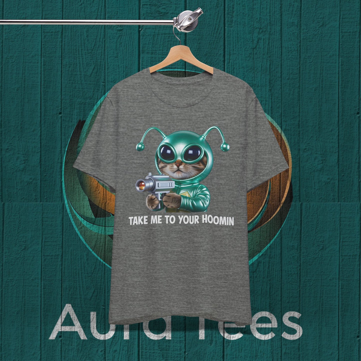 alien cat tee