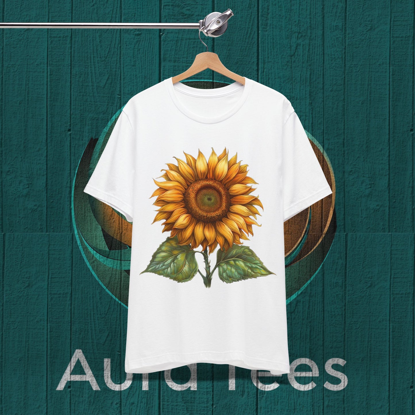 large sunflower tee