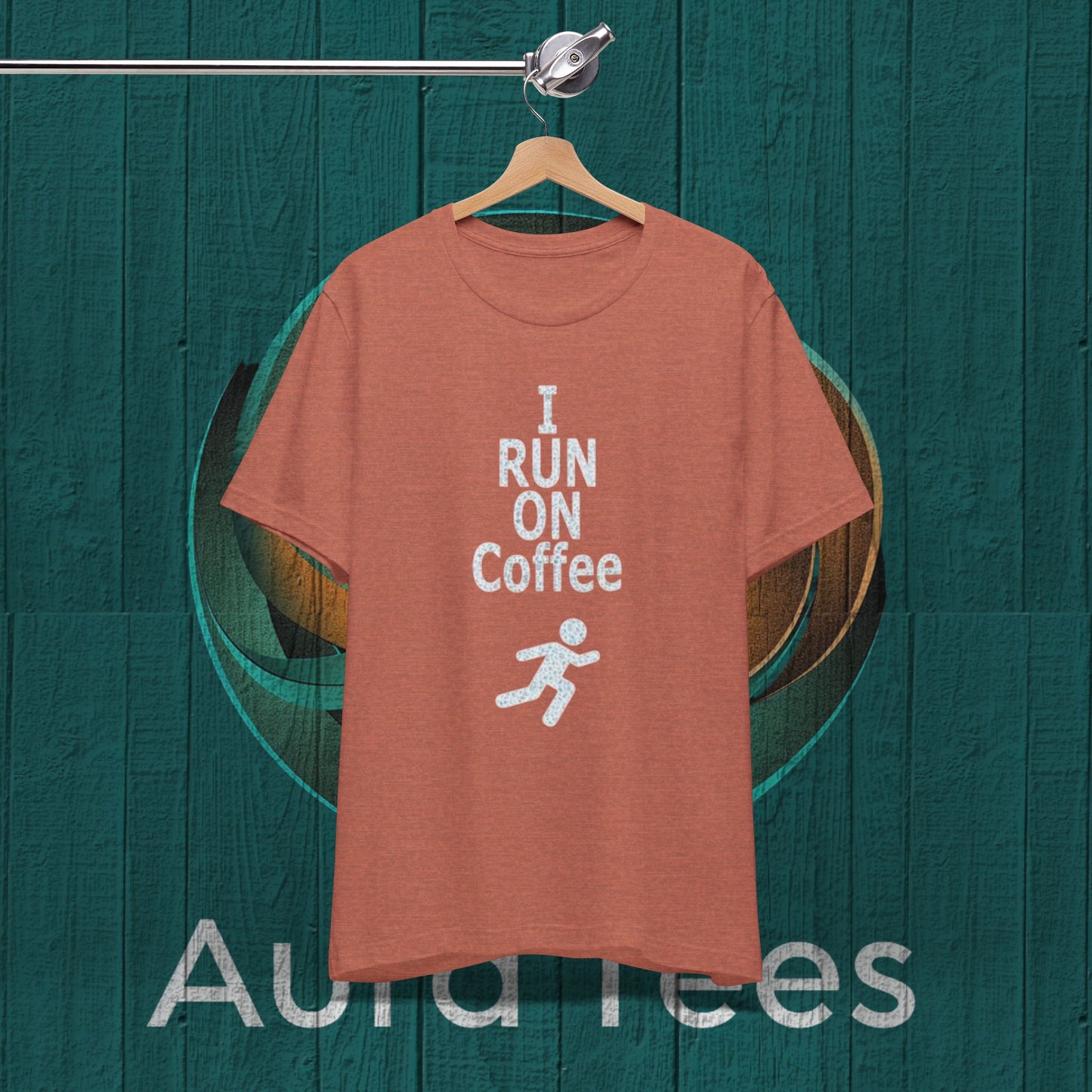 run on coffee tee