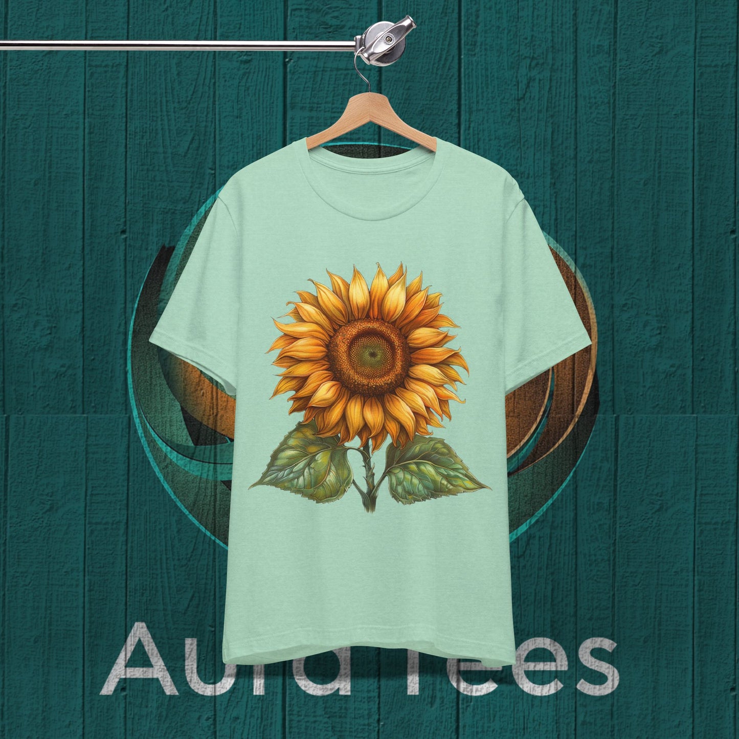 large sunflower tee