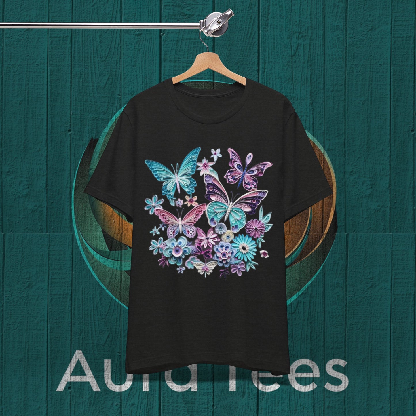 paper quill butterfly tee