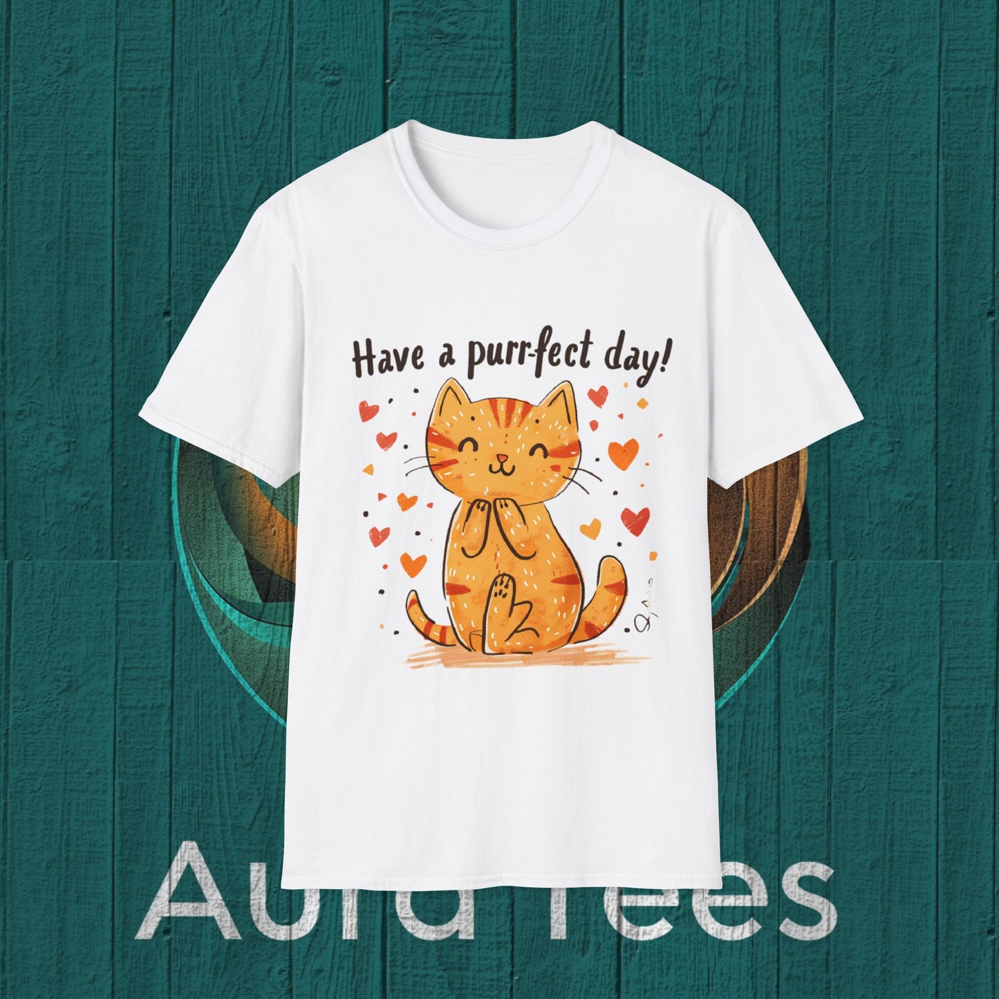 purrfect day cat tee