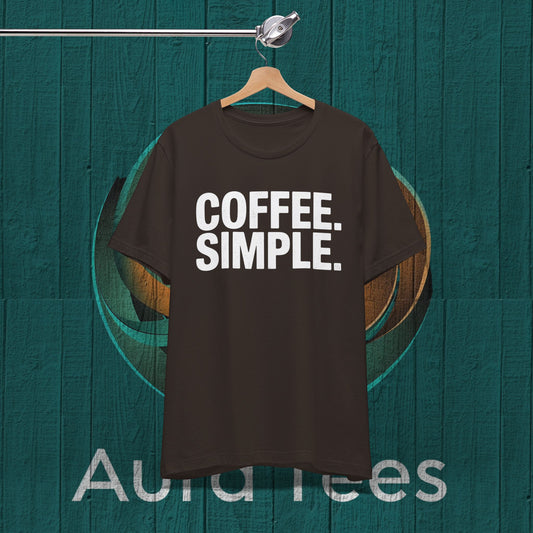simple coffee tee