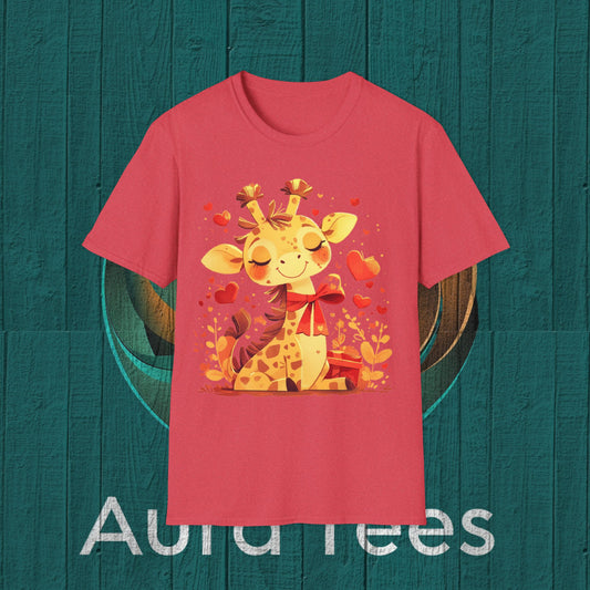 kiddie giraffe graphic tee