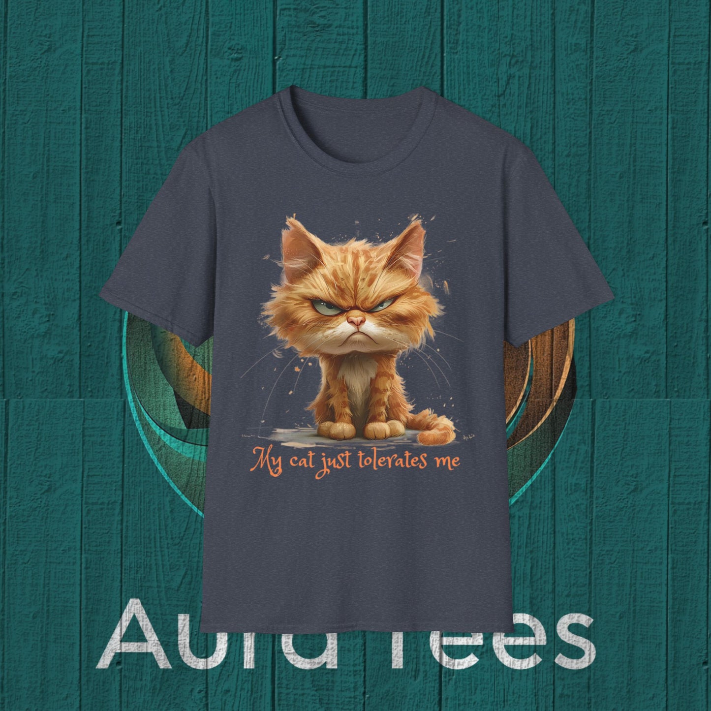 my cat just tolerates me tee