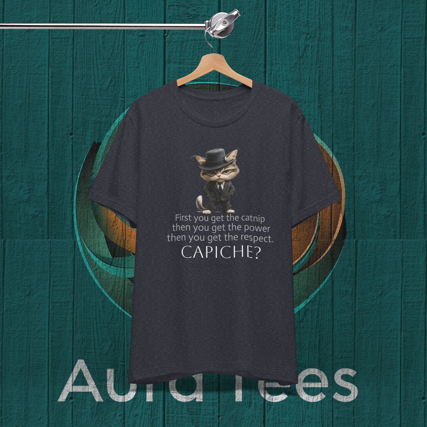 cat mafioso catnip respect  tee