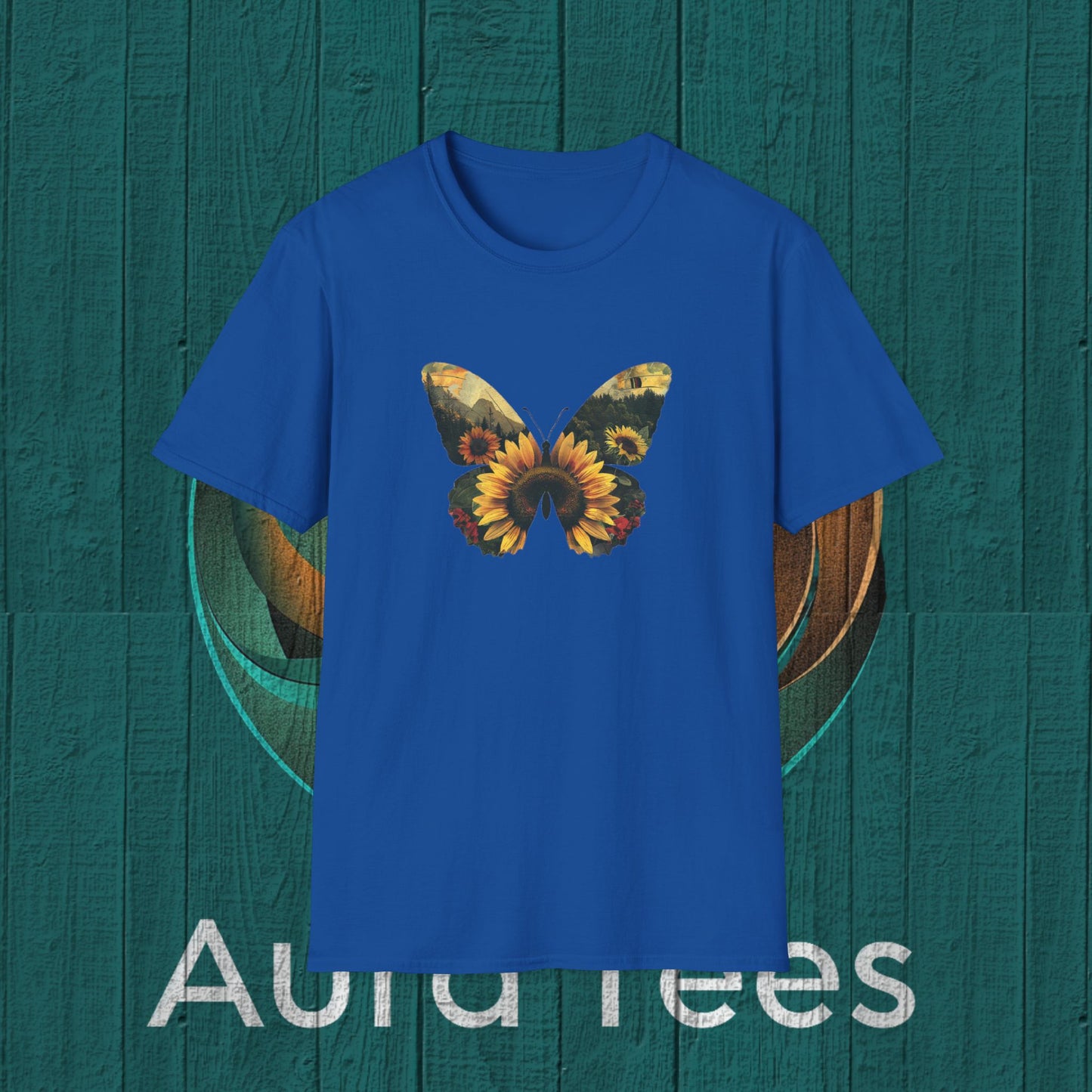 butterfly double exposure tee