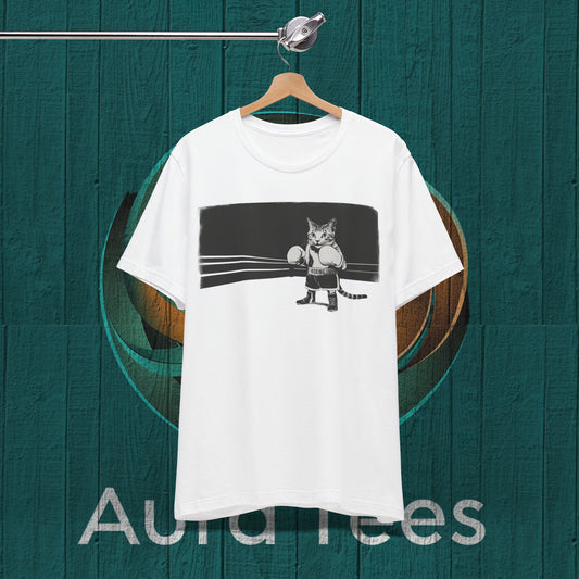 boxer cat tee