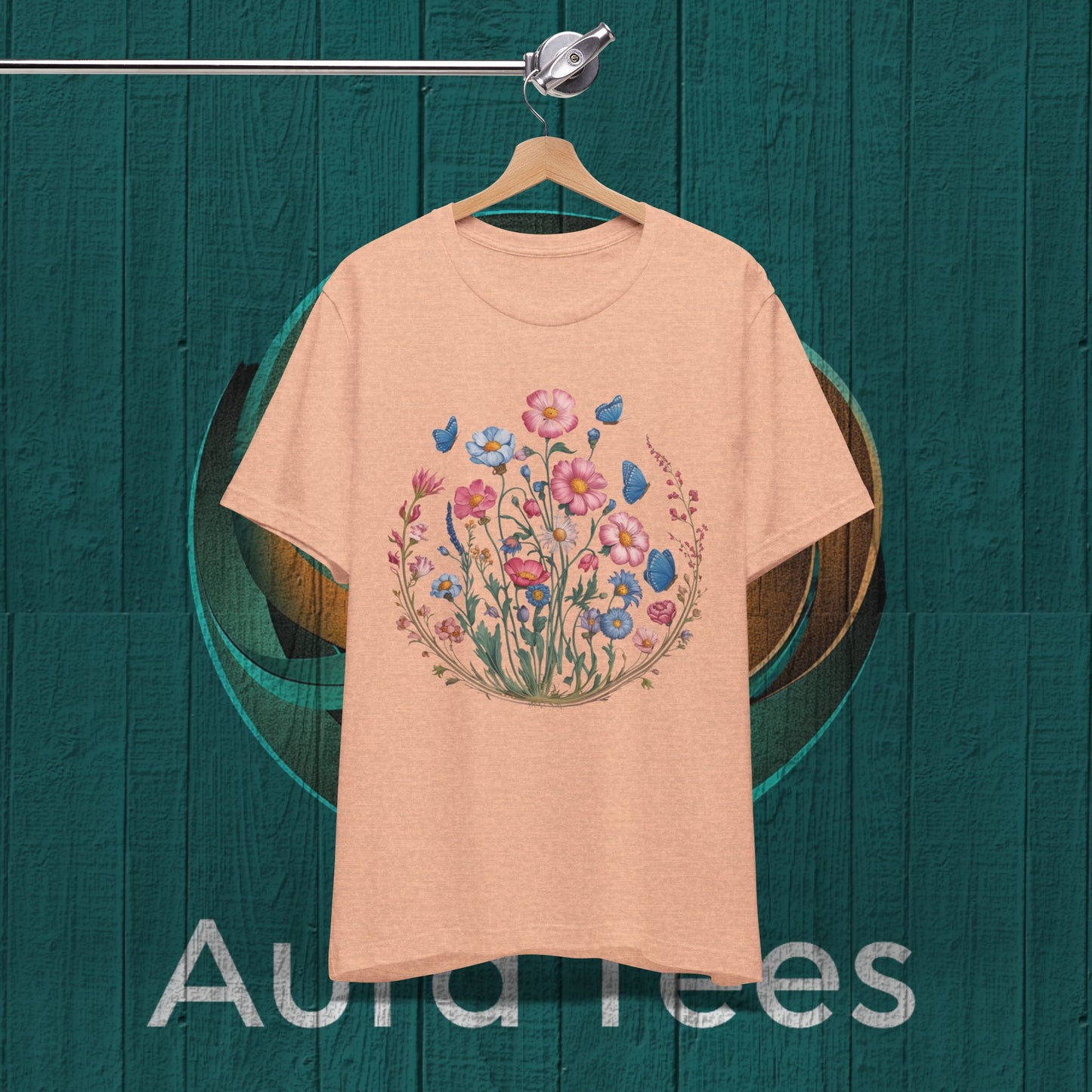 mucha floral tee