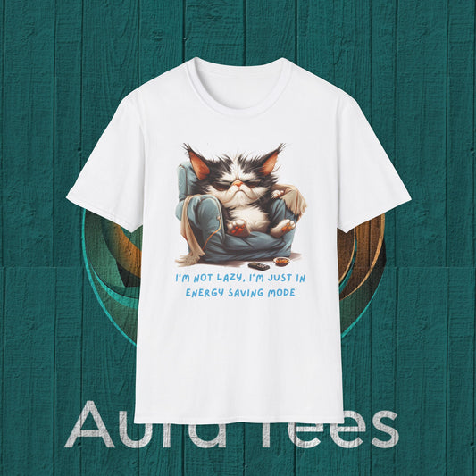 lazy cat tee