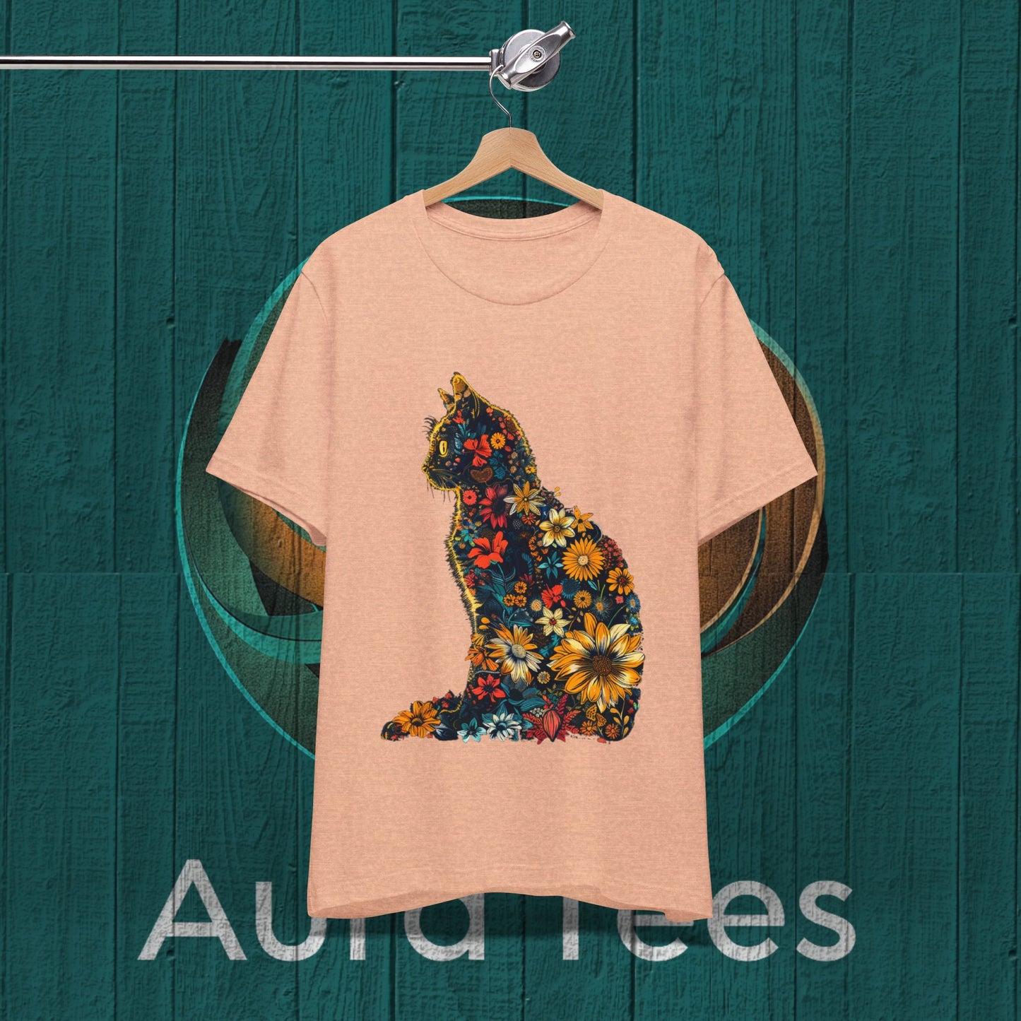 flower cat tee