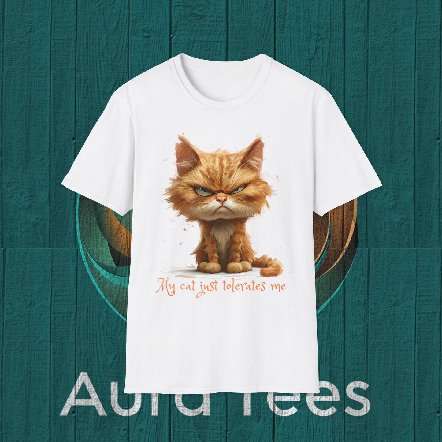 my cat just tolerates me tee