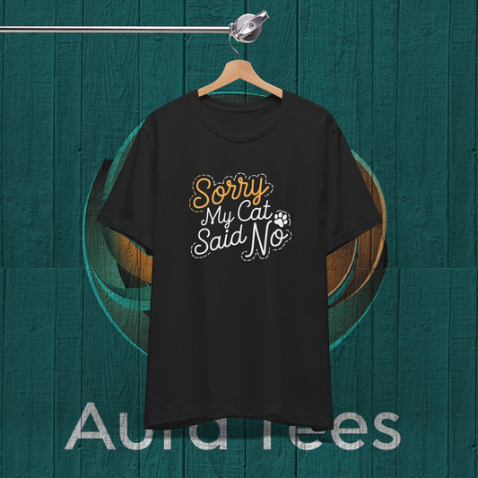 cat said no tee