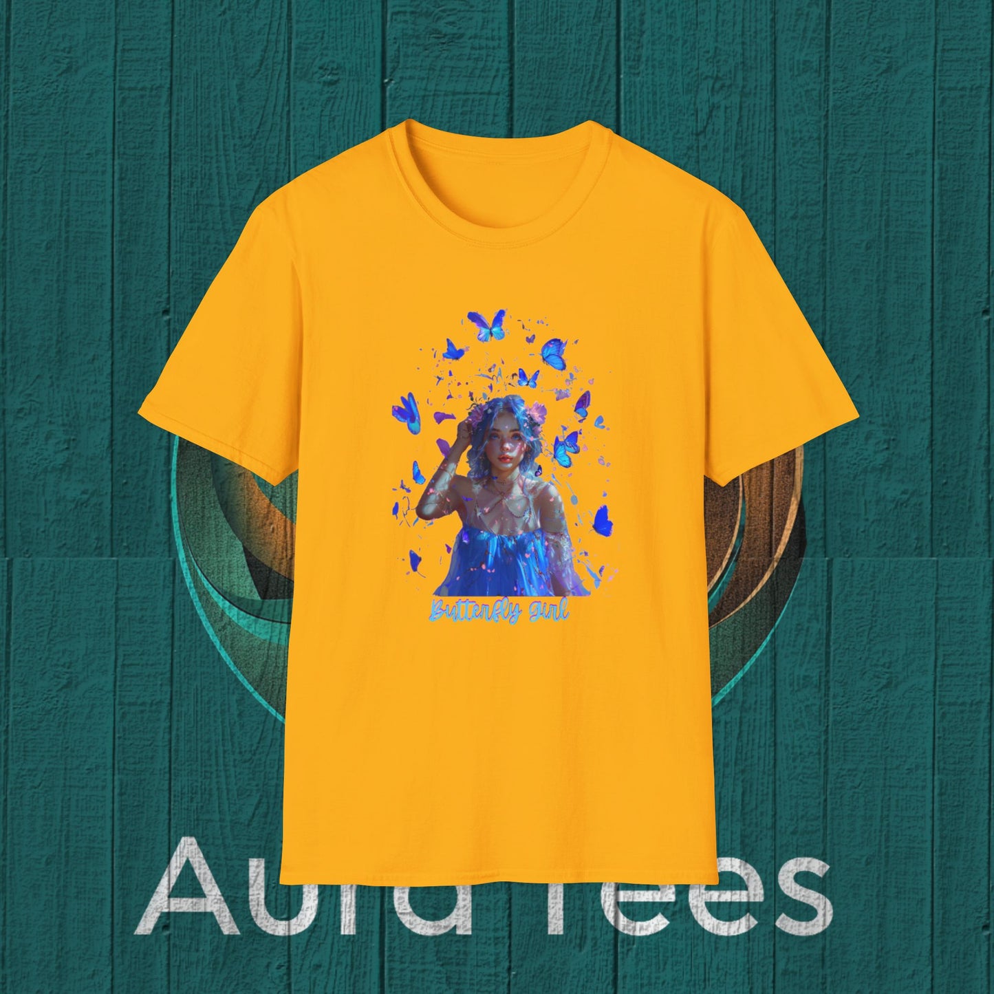 bishoujo butterfly girl tee