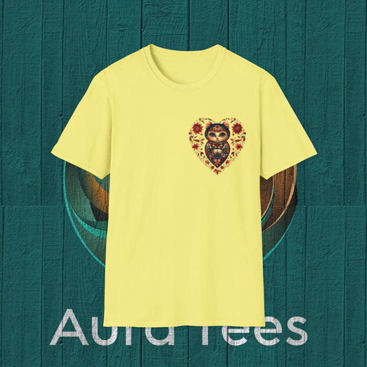 pocket kitty nesting doll tee