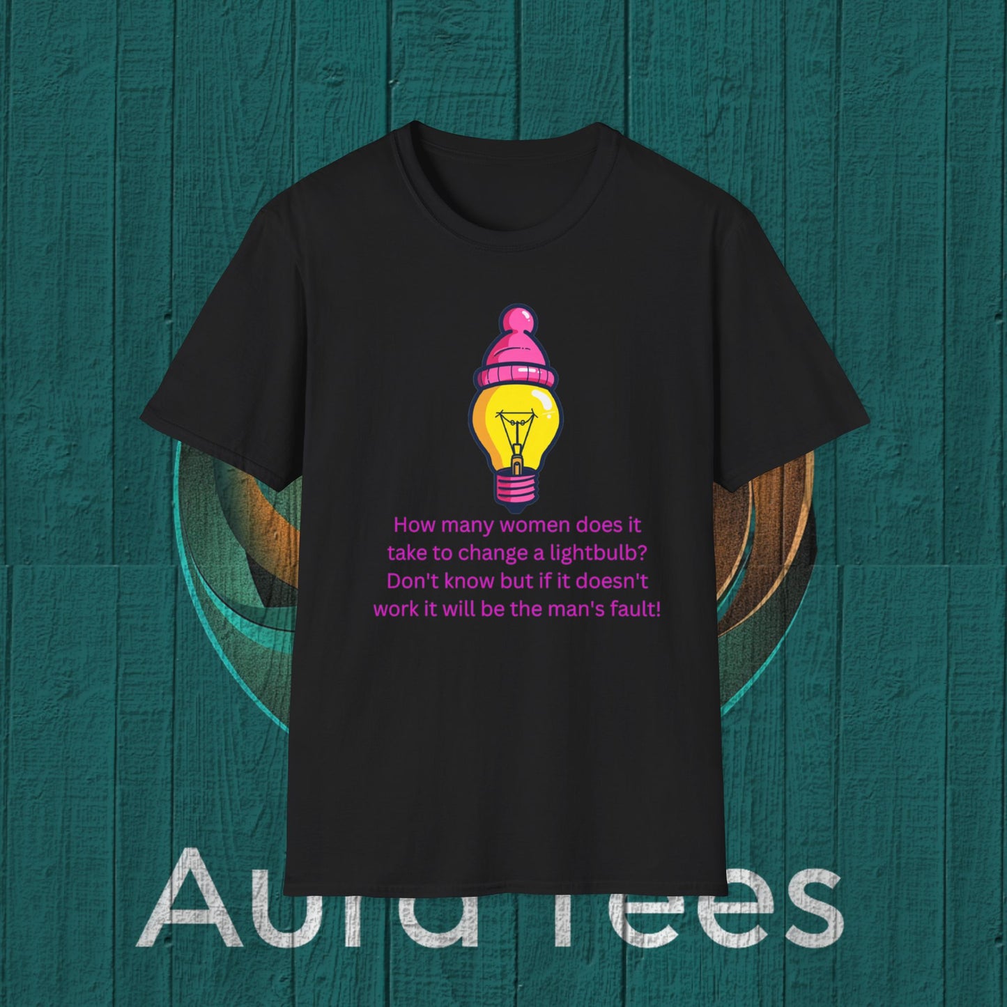 feminism light bulb tee