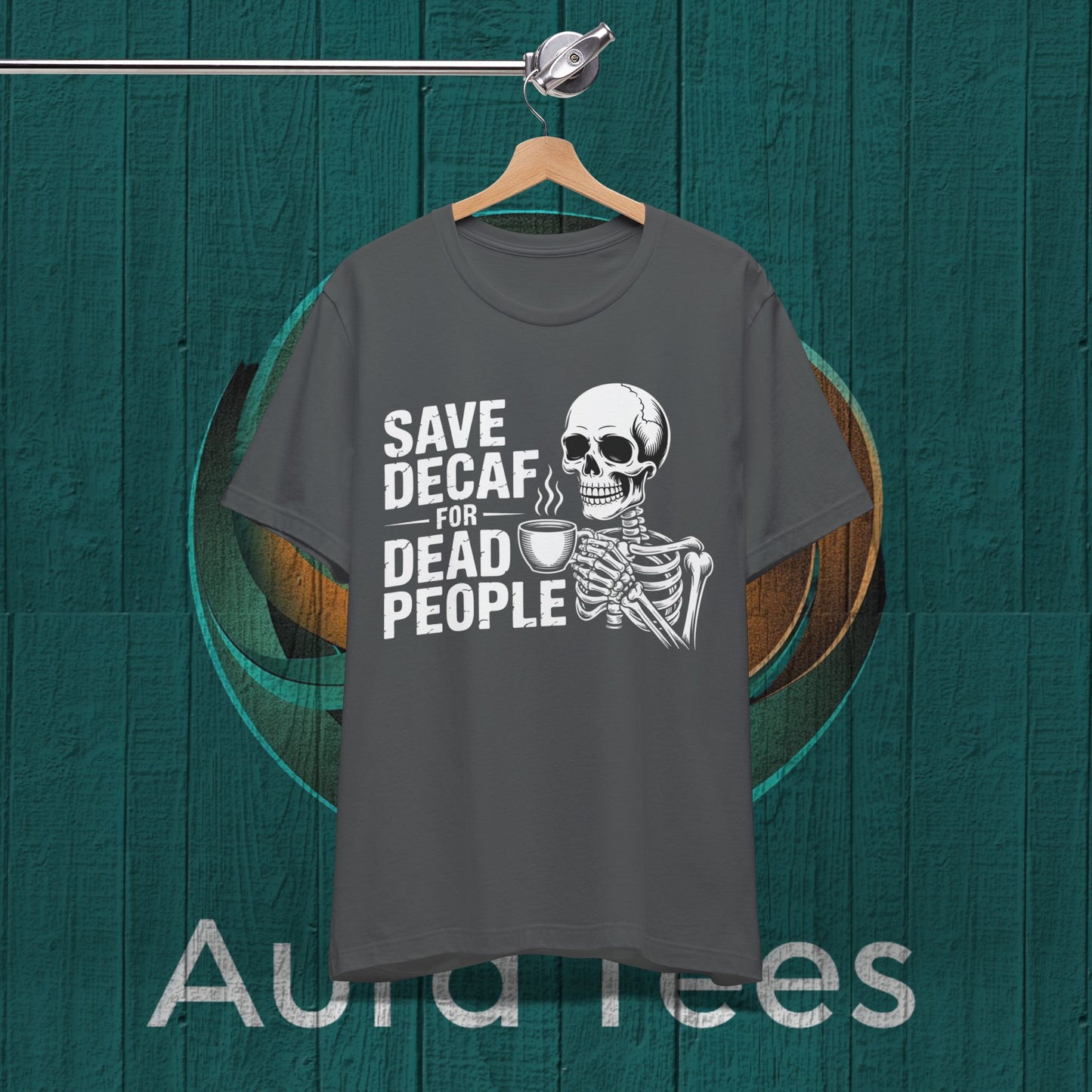 decaf dead people tee
