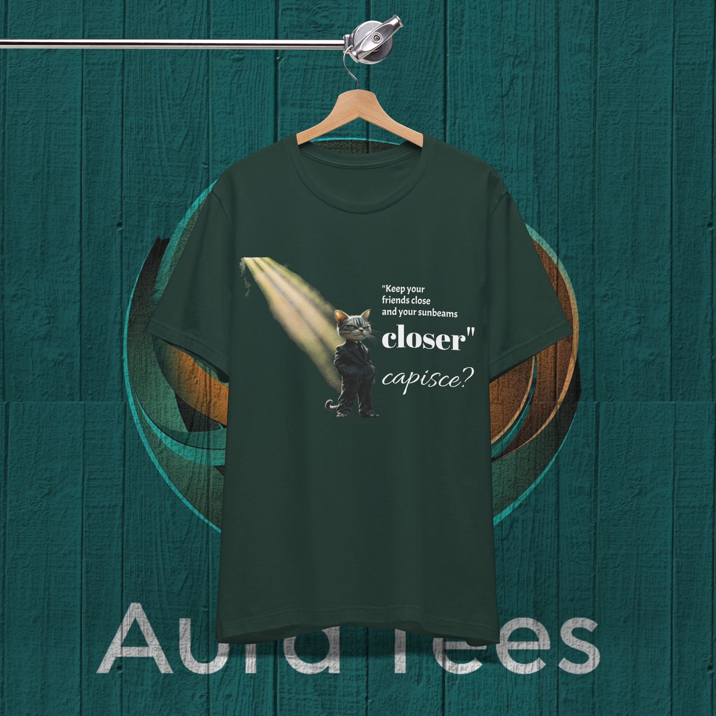 cat mafioso sunbeam tee