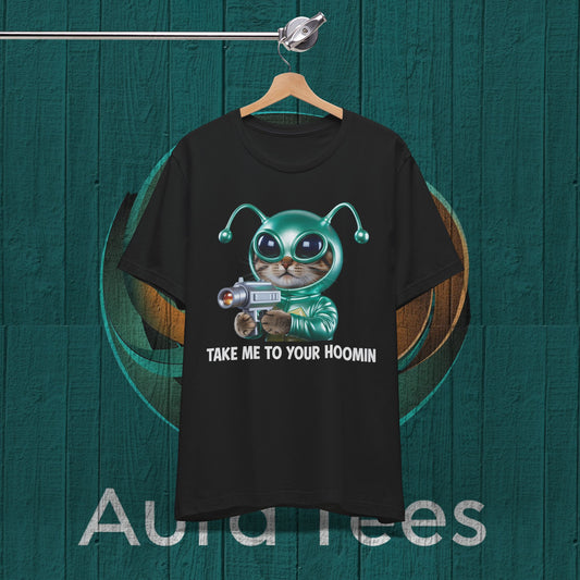 alien cat tee