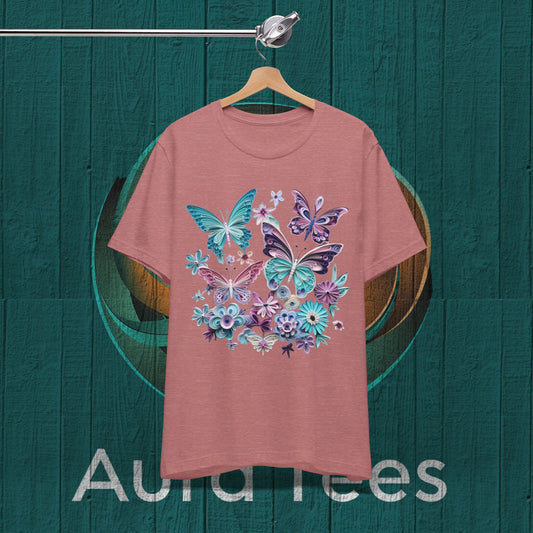 paper quill butterfly tee