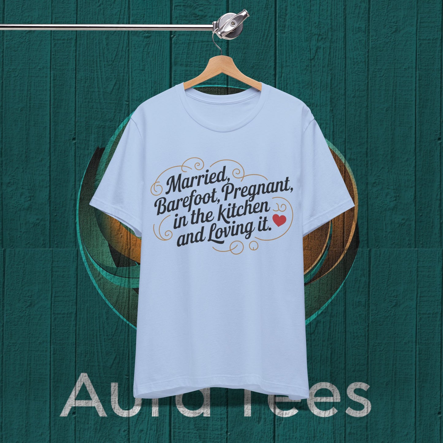 barefoot pregnant  tee