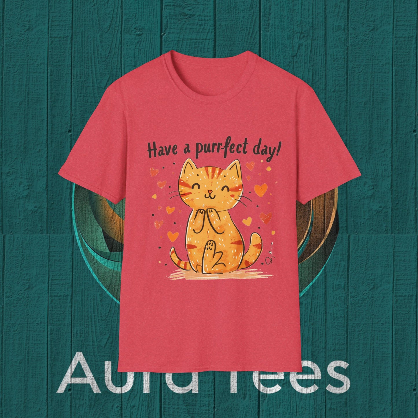 purrfect day cat tee