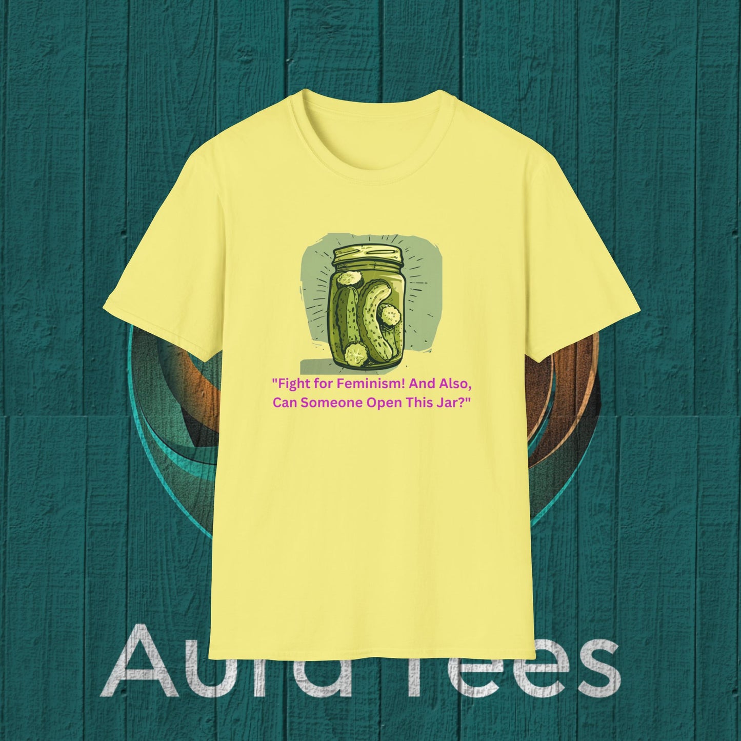 feminism pickle jar tee