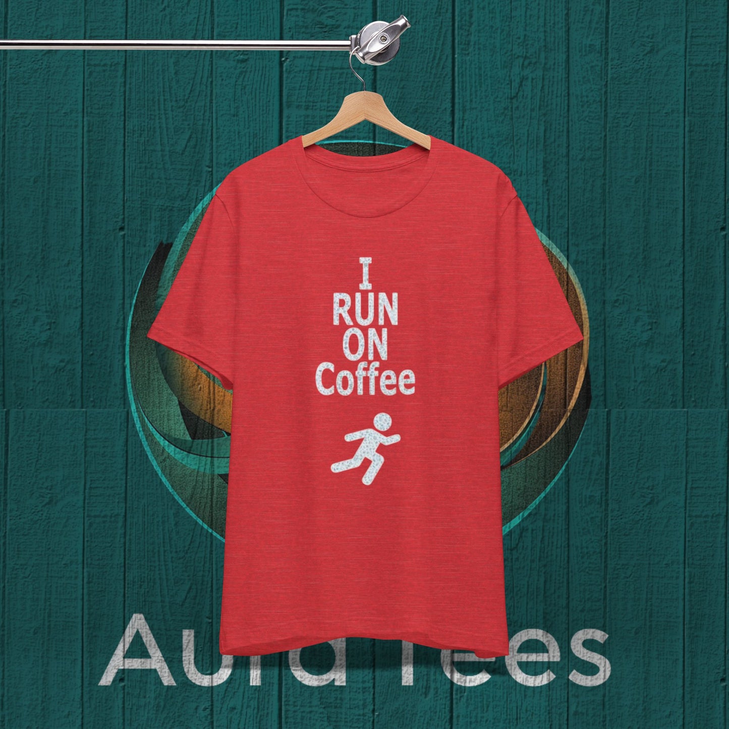run on coffee tee