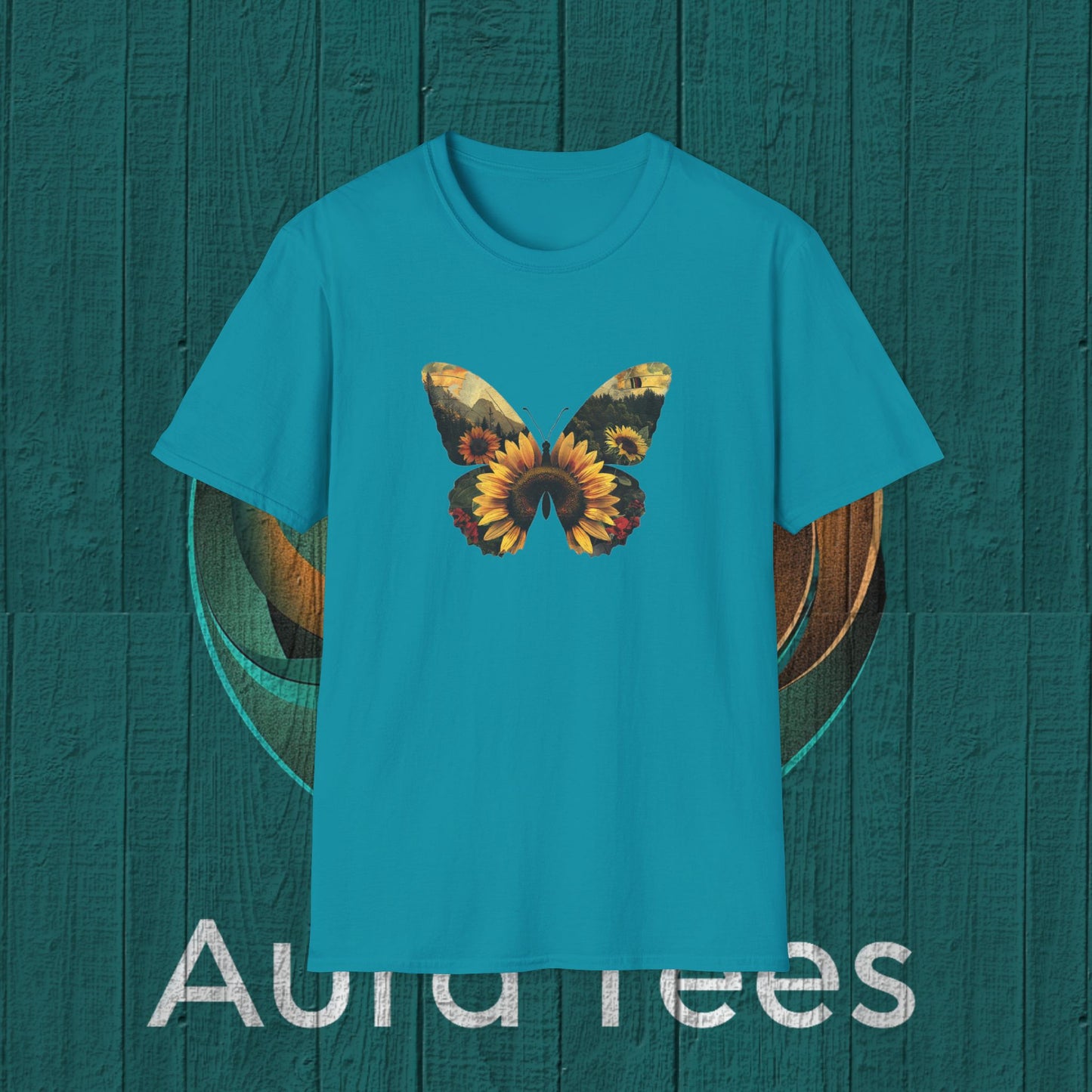 butterfly double exposure tee