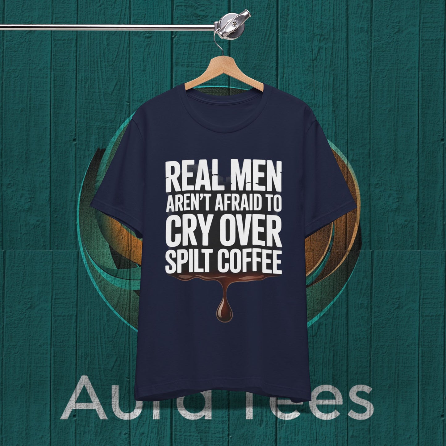 real men coffee tee