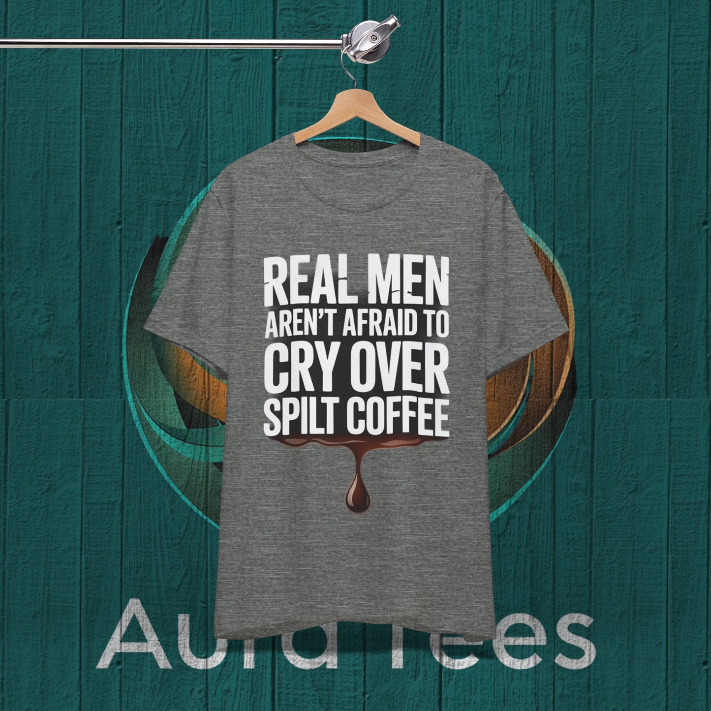 real men coffee tee