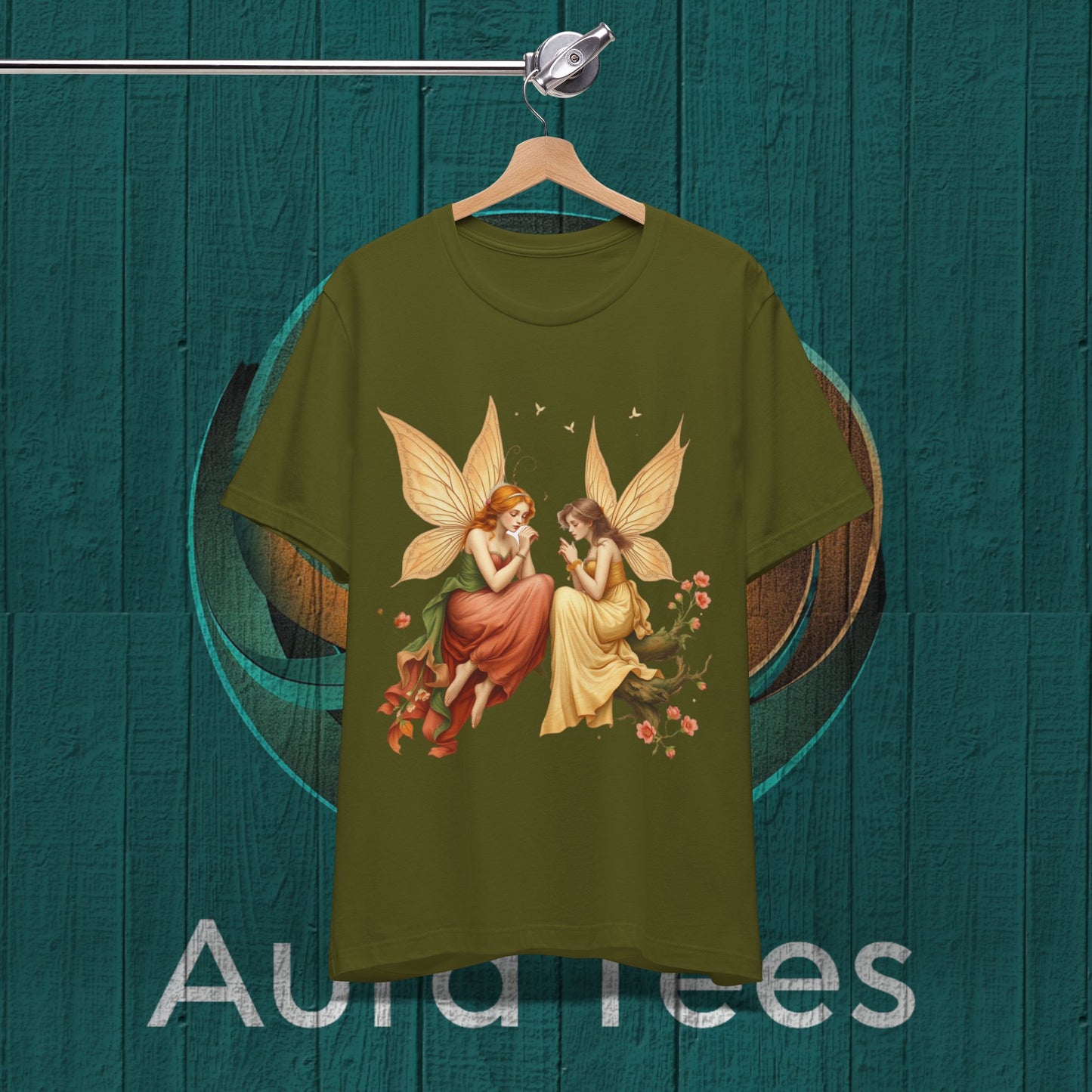 vintage mucha fairie tee