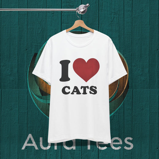 I love cats tee