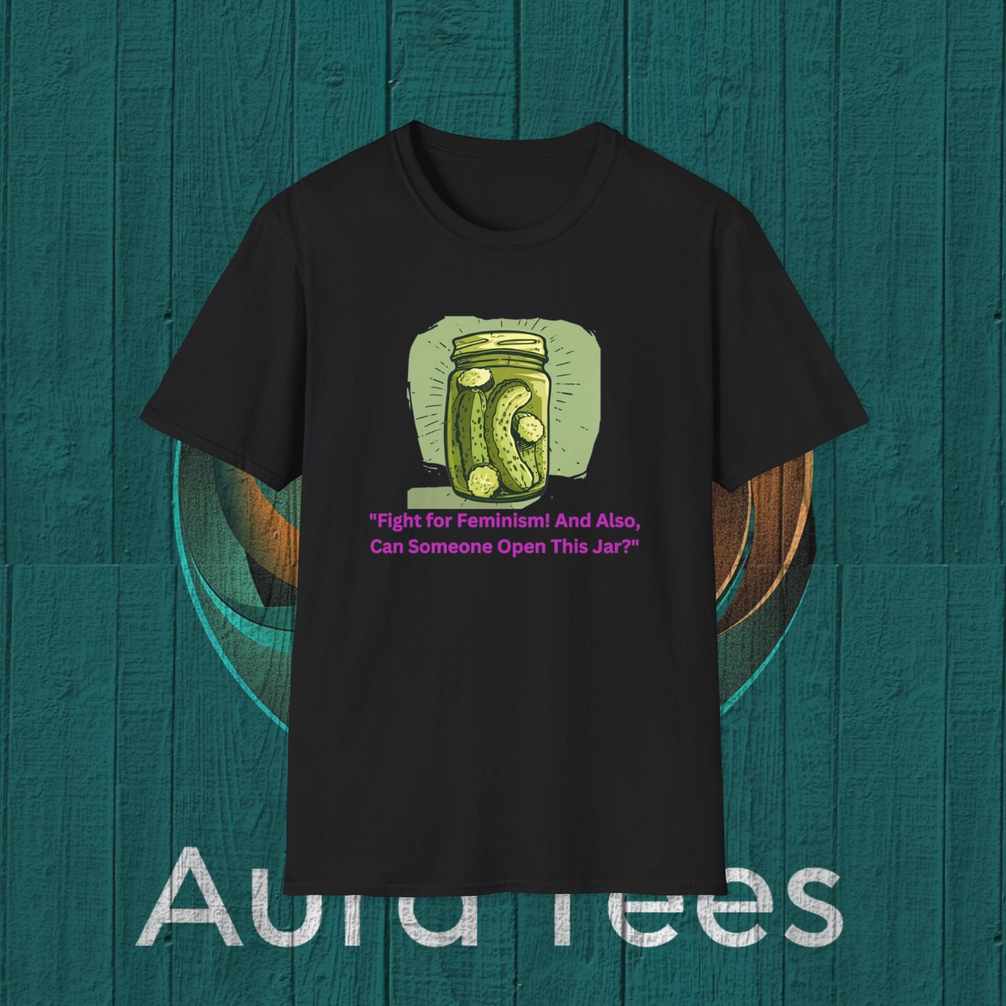 feminism pickle jar tee