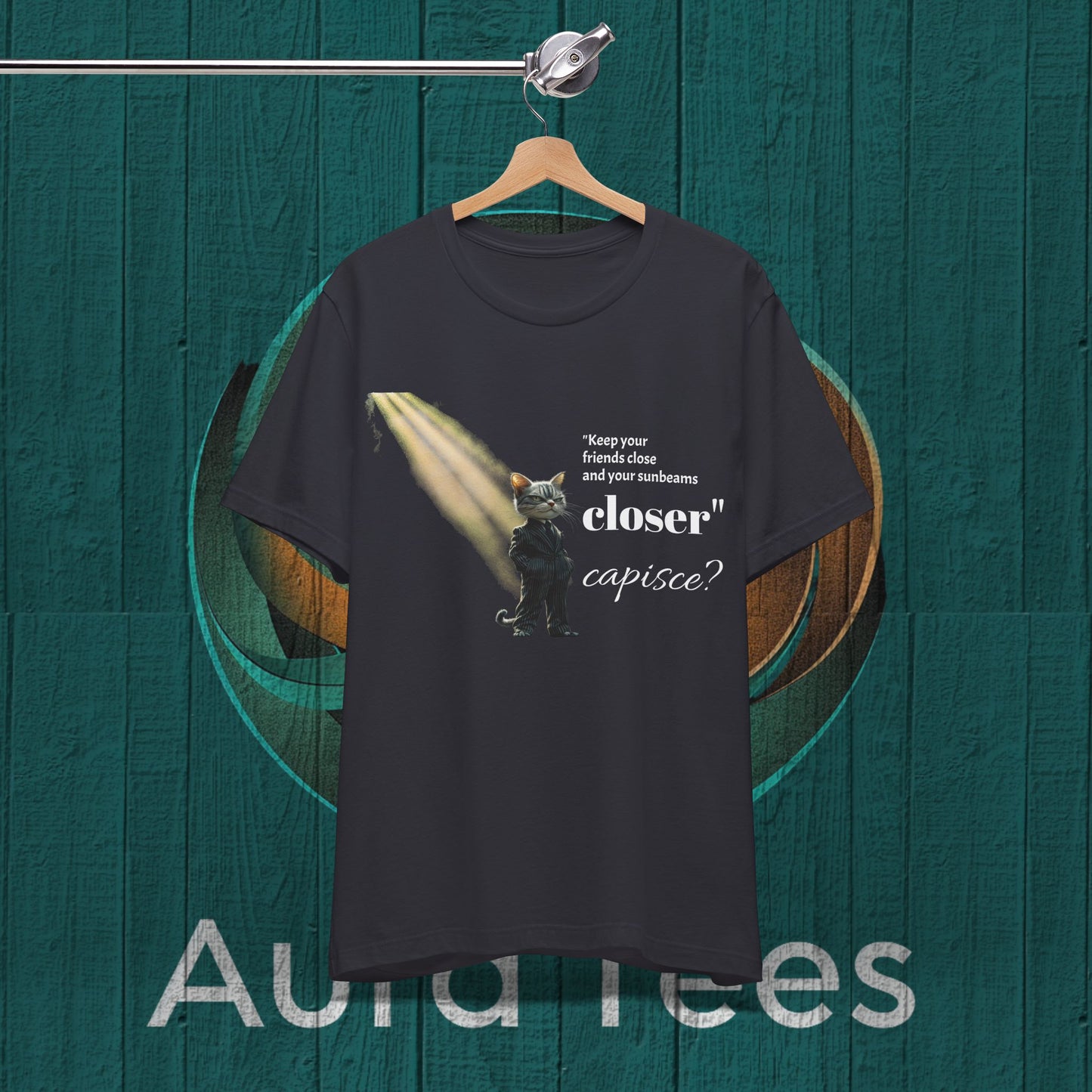 cat mafioso sunbeam tee